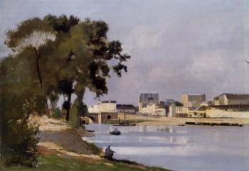 Stanislas Lepine : View of the Seine